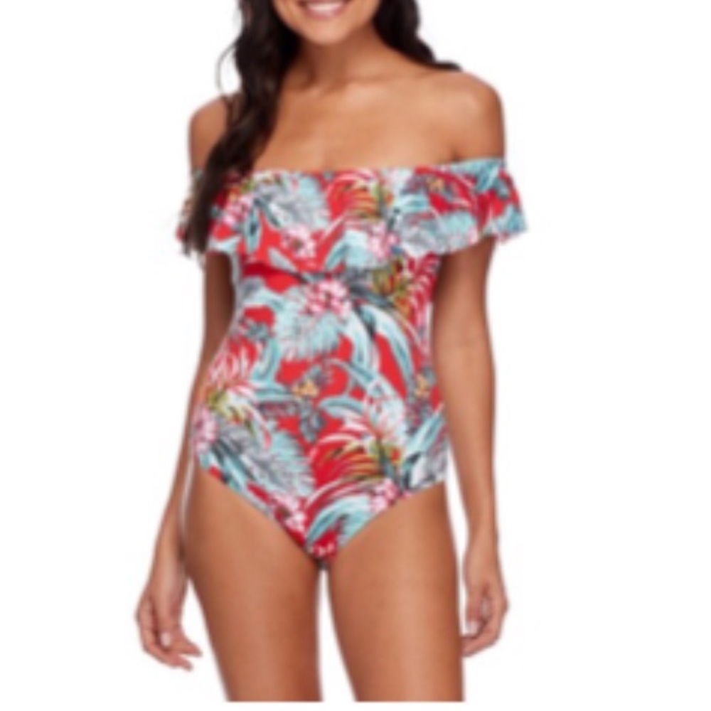 Skye Swimwear Floral Print One Piece